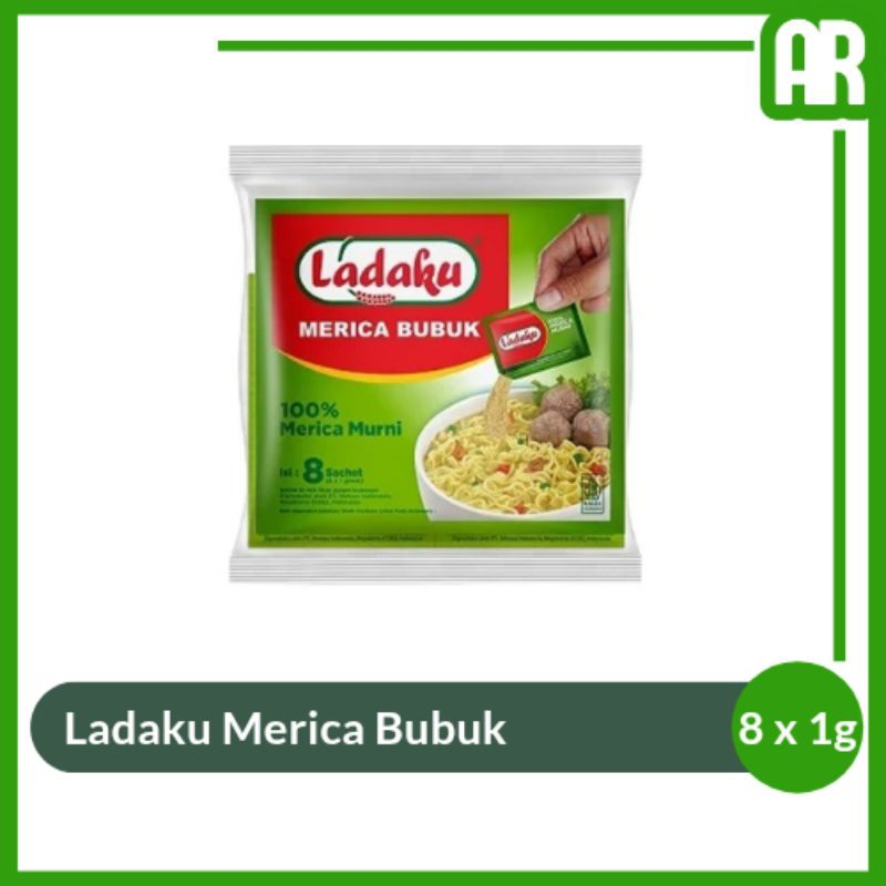 

Ladaku Merica bubuk 8 x 1gr - Bumbu Penyedap Masakan | AR Ostore