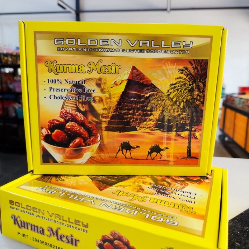 

KURMA GOLDEN VALLEY KURMA MESIR 1KG & 500GR