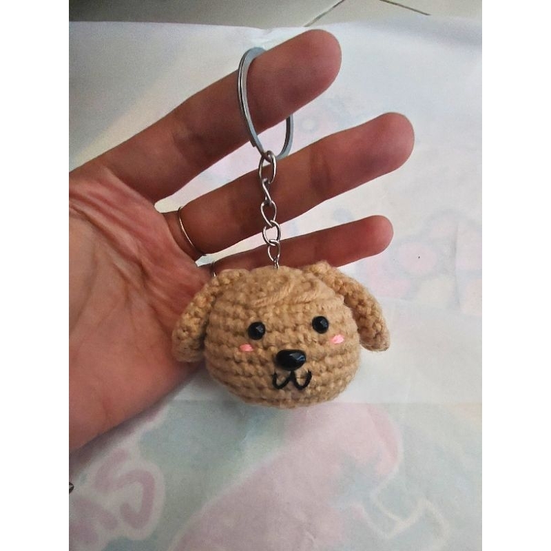 gantungan kunci amigurumi puppyM SKZOO handmade