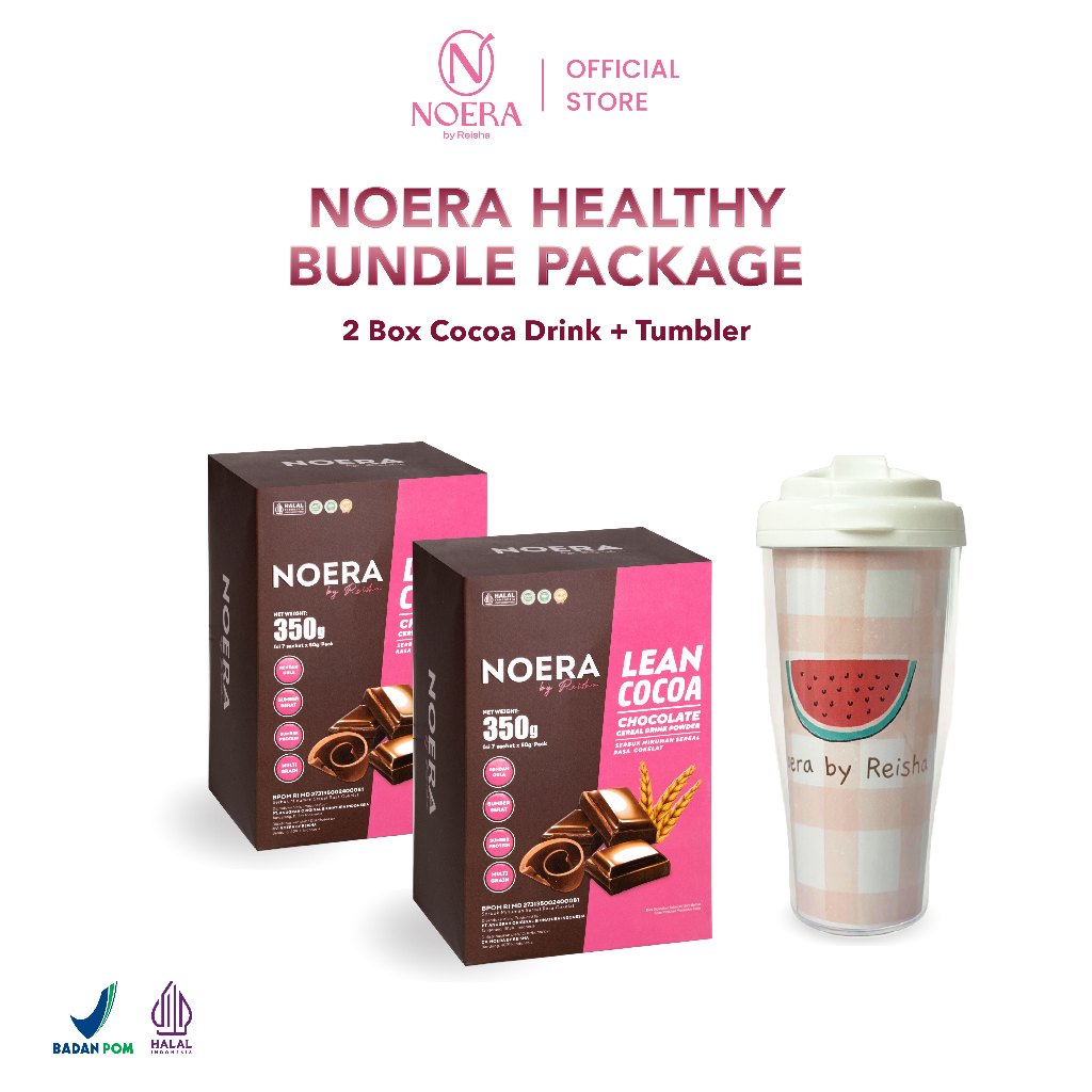 

Noera Paket 2 Box Lean Cocoa + Tumbler Random