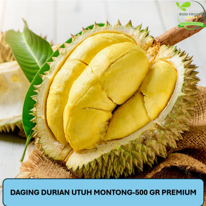 DAGING DURIAN UTUH MONTONG FROZEN SUPER - 500 GR PREMIUM