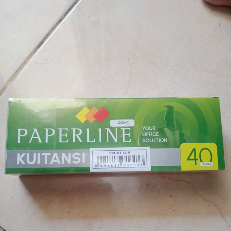 

kuitansi paperline Uk. Kecil