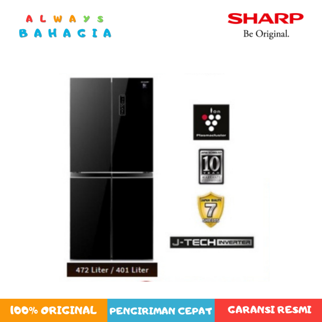 SHARP KULKAS SJ-IF51PG-BK