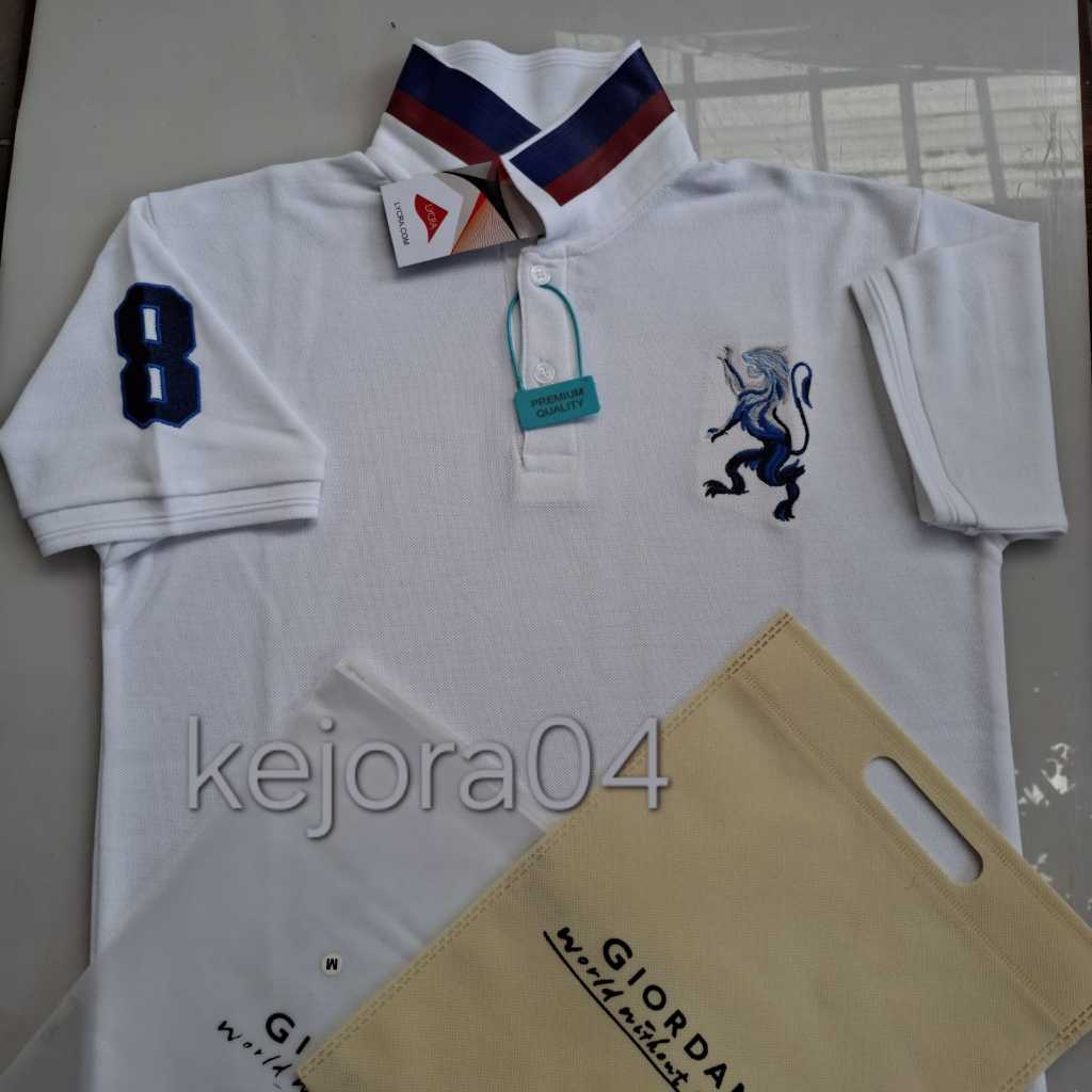 Kaos Polo Premium / Polo Shirt Bordir SINGA Premium / Kaos Kerah SINGA Pria
