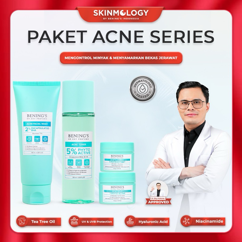 Benings Skincare Acne (new)  Dr. Oky Pratama / Bening’s Indonesia / Bening’s Clinic