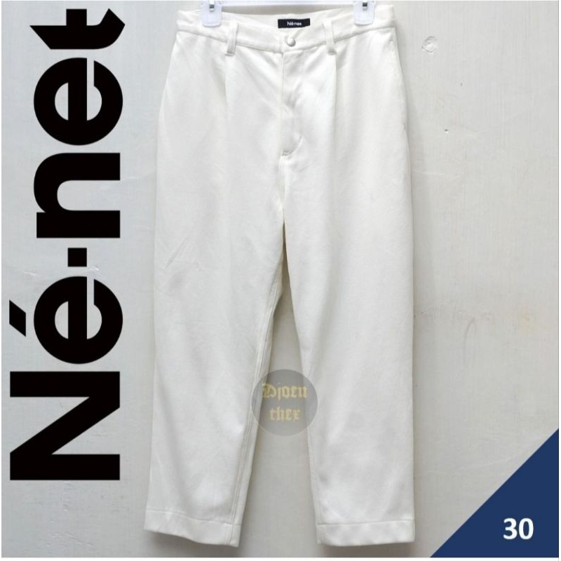 NE-NET Ankle Pants White