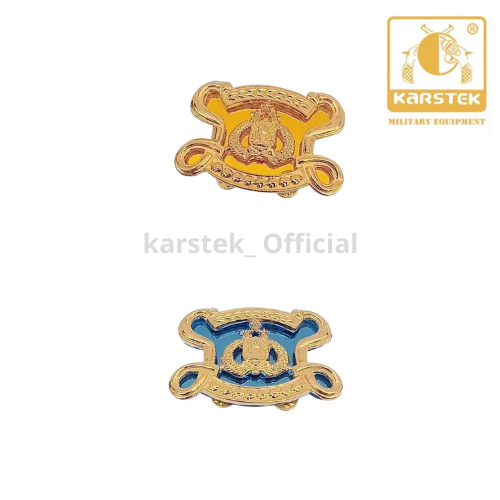 KARSTEK EMBLEM PIN BARET POLRI SHABARA PROVOS ORI KARSTEK KUNINGAN PREMIUM