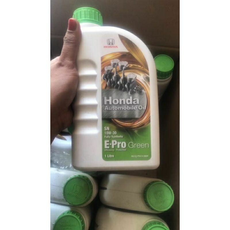 JUAL MURAH ORI OLI MESIN MOBIL HONDA E-PRO EPRO GREEN 10W 30 SN GF-5 JUAL MURAH 1 Botol 1 LITER