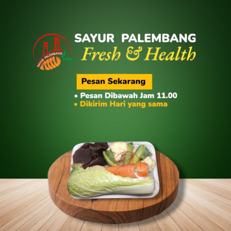 

Paket Sayur Capcay Lengkap (perbungkus) - Sayur Palembang