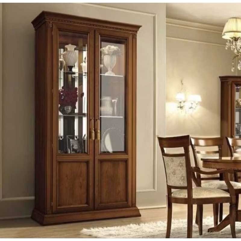 rak buku minimalis lemari barang minimalis kayu jati solid lemari kaca