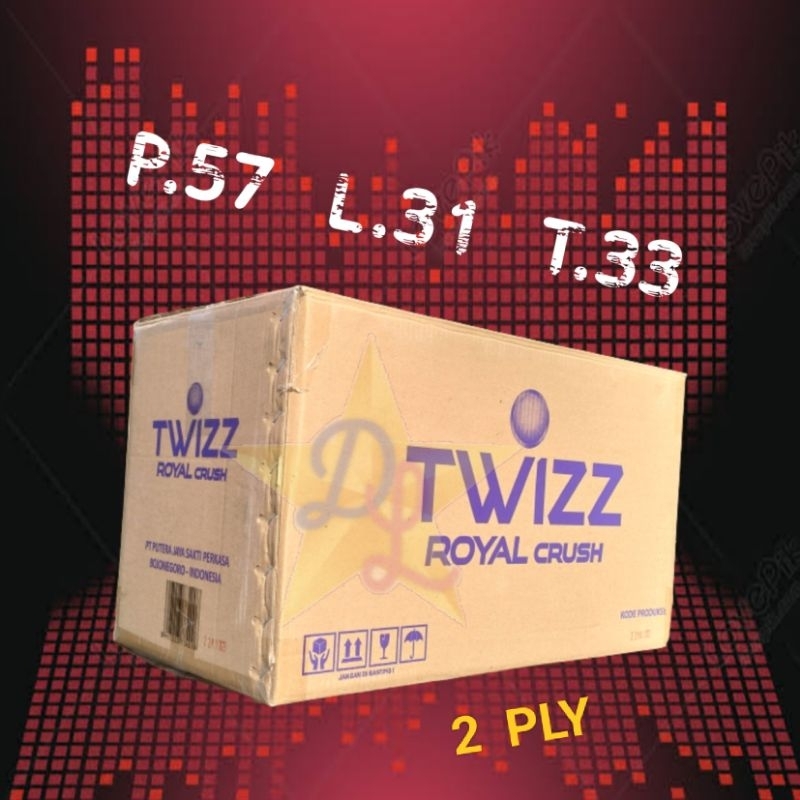 kardus bekas twizz kardus packing tebal