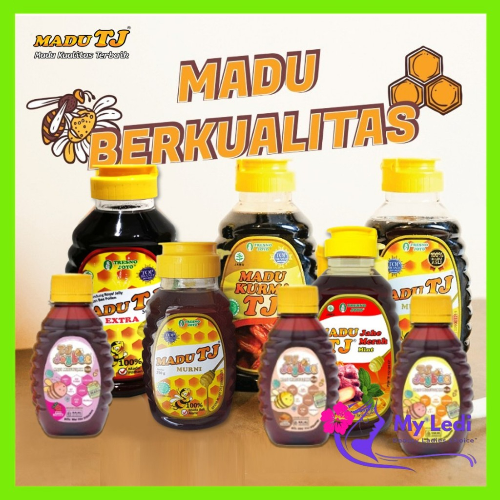 

Madu Tj Series | Madu Murni | Extra Super | Joybee Grow | Madu Jahe Mint | Madu Sari Kurma | MyLedi