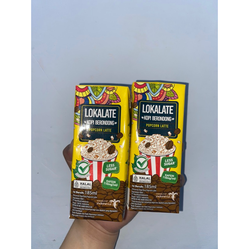 

Kopi Berondong Lokalate Popcorn Latte 185ml