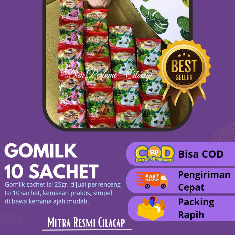 

FREE GIFT | GOMILK SACHET | 1 RENCENG 10 SACHET ISI 25gr | SUSU KAMBING NO PRENGUS | KEMASAN PRAKTIS