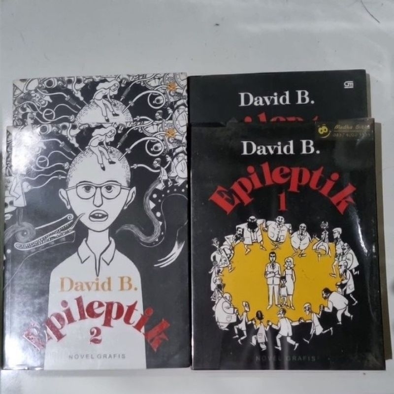 Novel Grafis Epileptik 1 dan 2 by David B. Preloved ORIGINAL