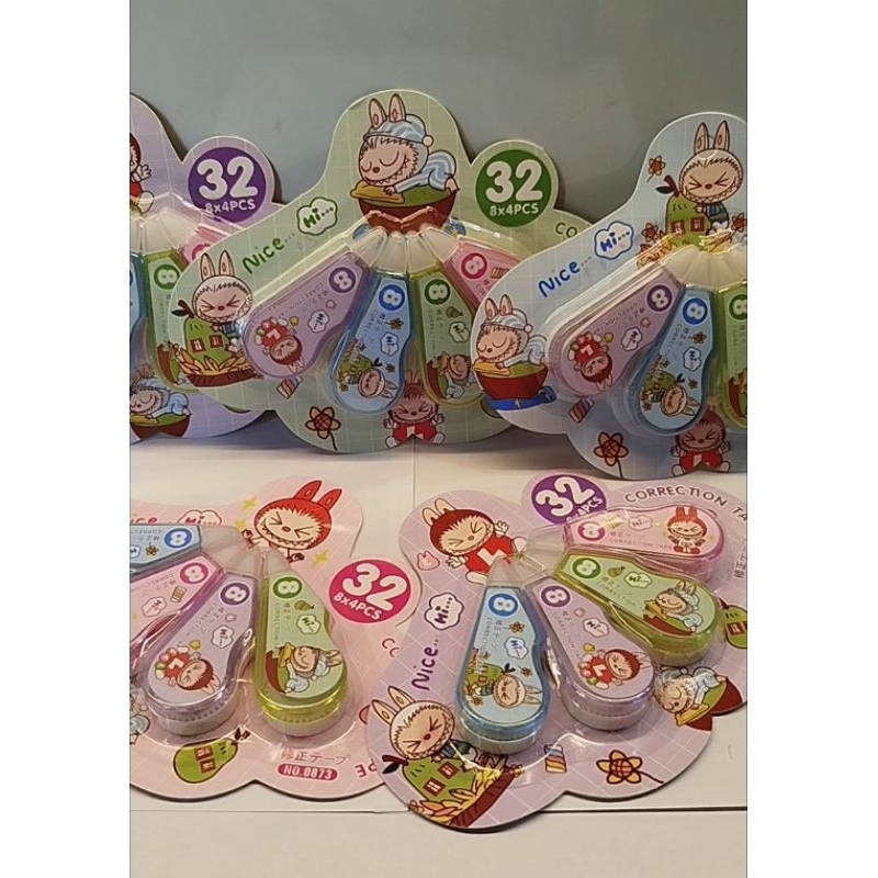 

Tip Ex Labubu 4pcs || Bubu Correction Tape