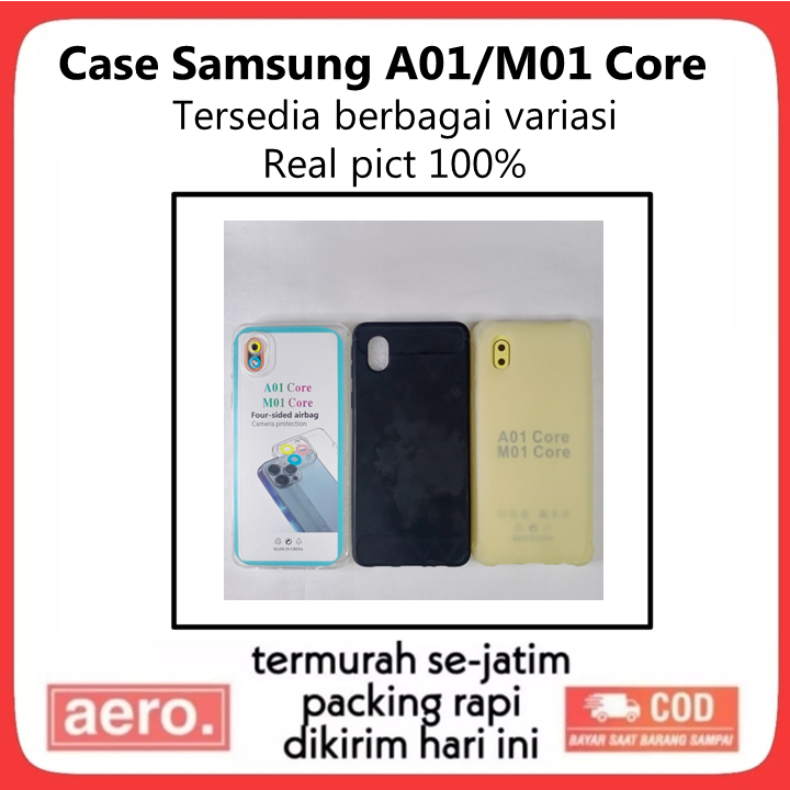 case samsung A01/M01 Core samsungA01/M01Core karakter clear berbagai macam variasi