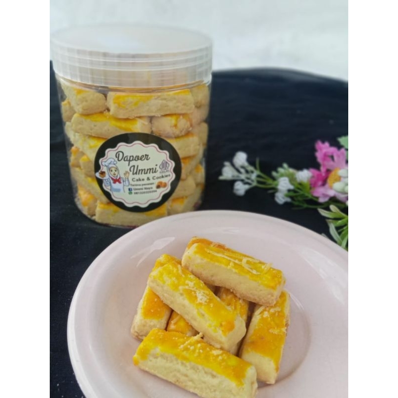 

kastengel / kastengel keju / kue kering keju / kuker lebaran toples tabung 500ml