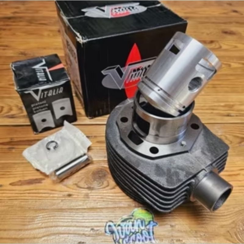 CYLINDER BLOK VESPA VITALIA BURING VESPA SRPINT PX EXCEL INLET 3