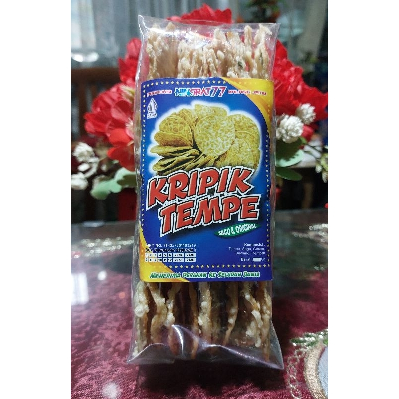 

KRIPIK TEMPE SAGU ISTIMEWA - KHAS SANAN MALANG