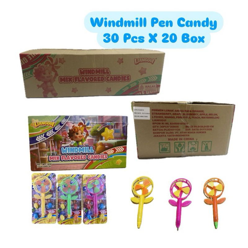 

WINDMILL MIX FLAVORED CANDIES ISI 30 pcs