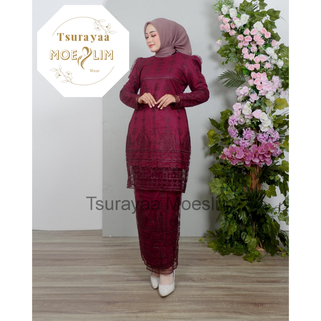SETELAN KURUNG MELAYU SPAN || BAJU KURUNG MELAYU BROKAT || BAJU KURUNG MELAYU KEKINIAN