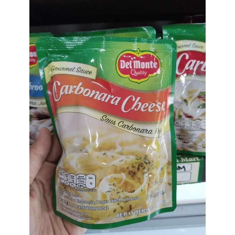 

Delmonte Carbonara Cheese Sauce Kemasan 180 Gram
