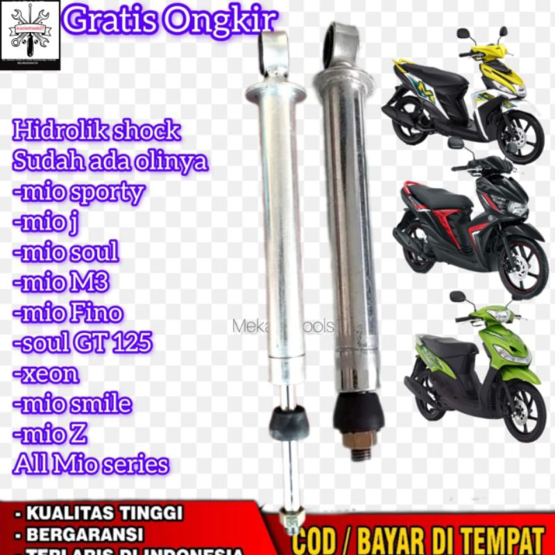 hidrolis shock belakang  mio beat vario 125/150