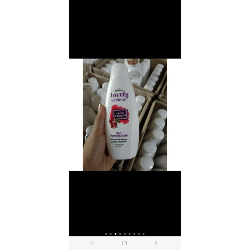 emeron lovely white UV glow&bright red pomegranata 200ml