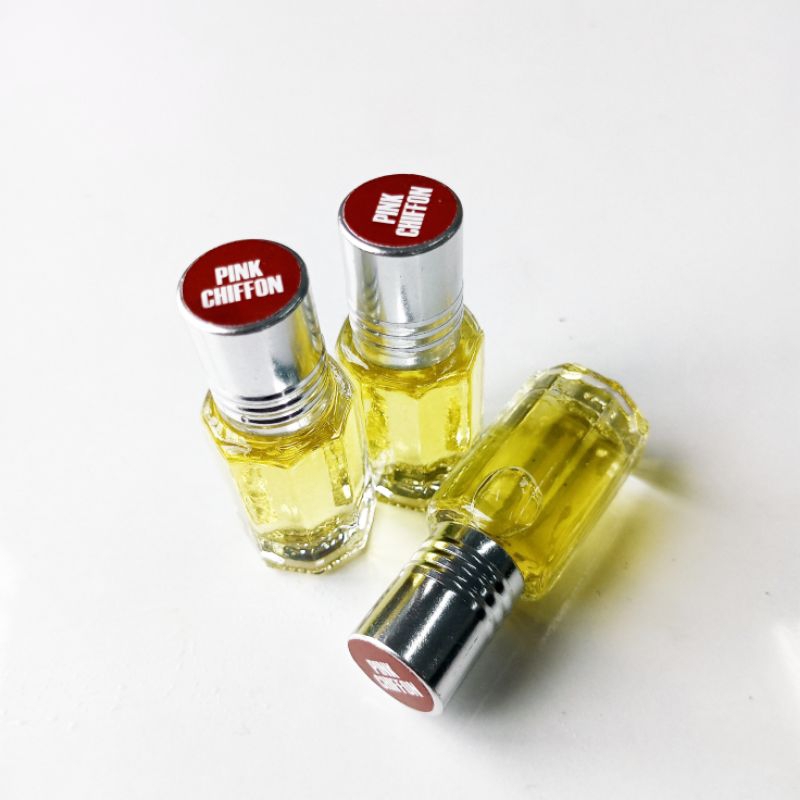 (ORI) Parfum Oles (6 ML) Beraroma Pink Chiffon, Non Alkohol, Parfum Ibadah, Parfum Santri.