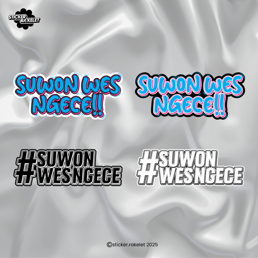 STICKER SUWON WES NGECE