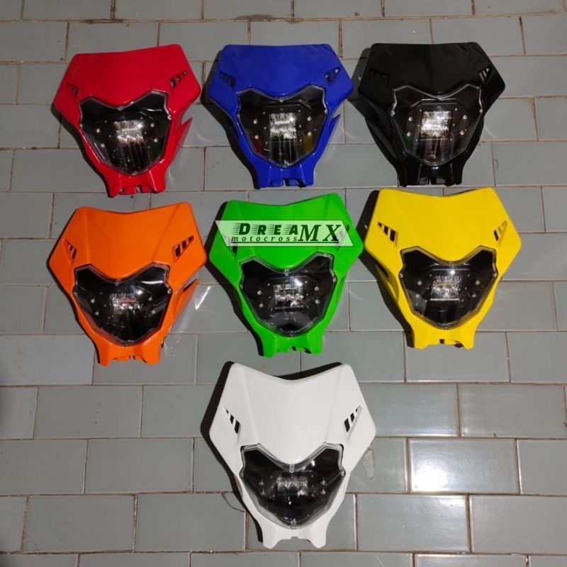 Headlamp crf 150 l 12 led Batok Lampu depan crf 150l 2023 12 led