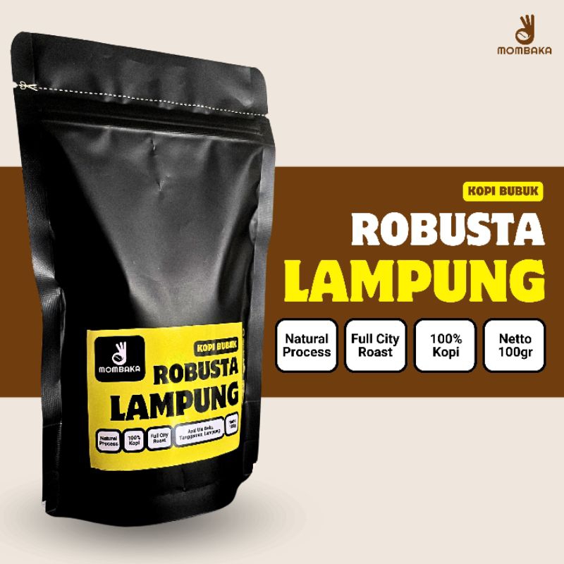 

Kopi Bubuk Robusta Lampung 100gr