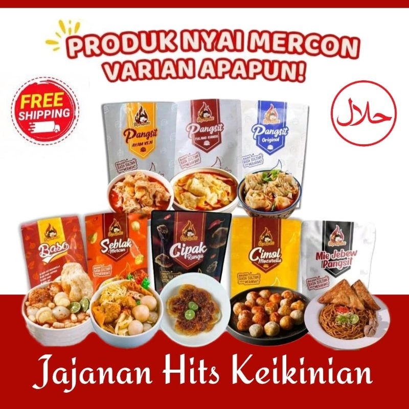 

Nyai Mercon All Varian Produk || Pangsit Tulang Rangu Nyai Mercon