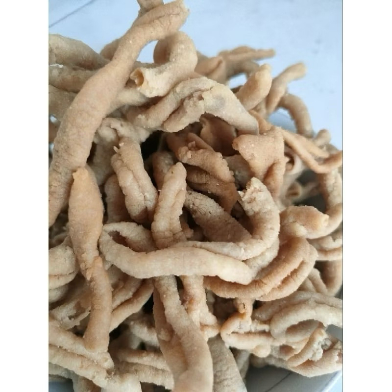 

Kripik usus ayam krispi renyah gurih original 250gram