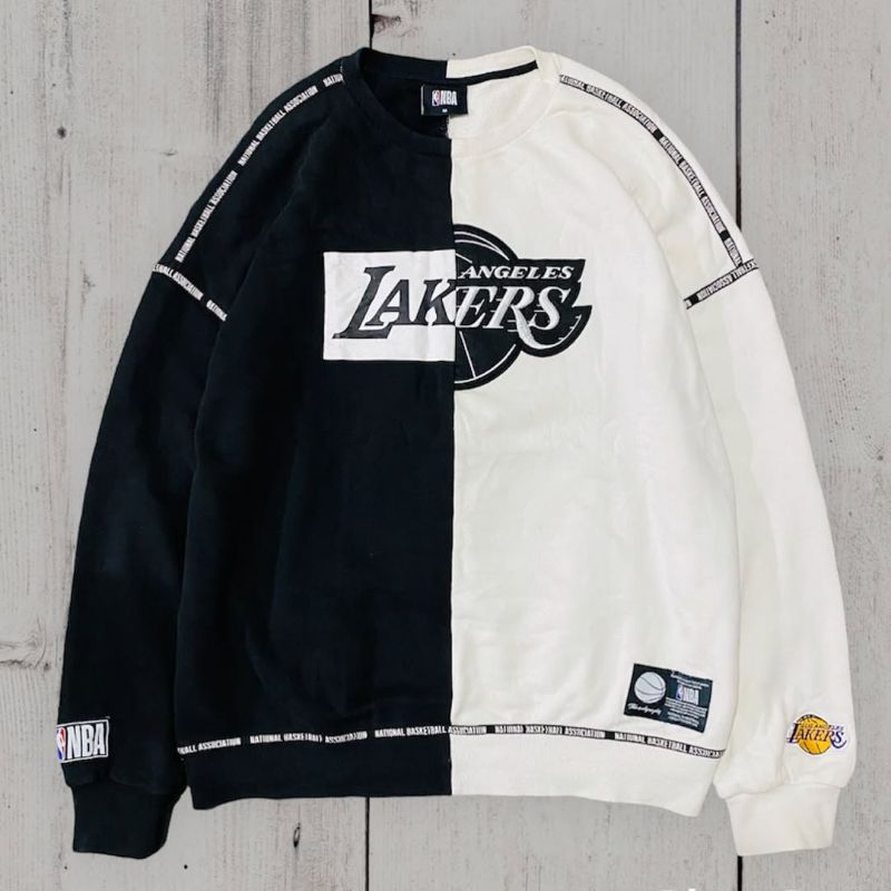Crewneck Lakers Two Tone