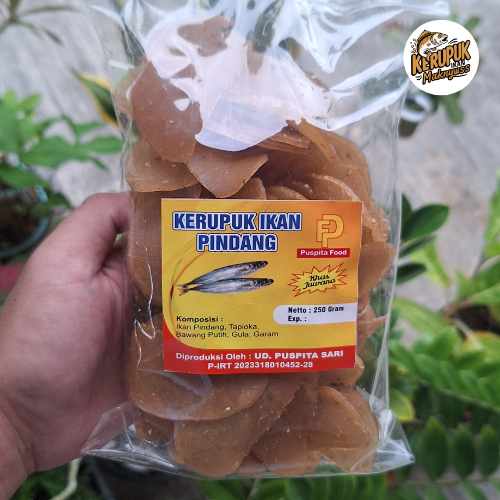 

Krupuk Ikan Pindang Mentah "Puspita Food" Asli Khas Juwana Pati 250gram