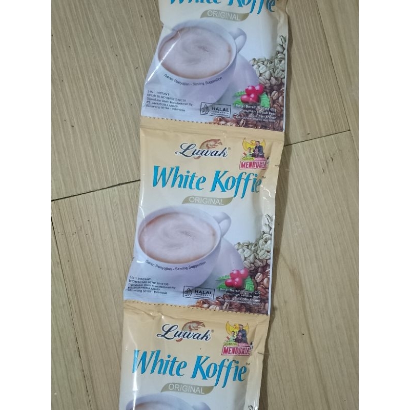 

KOPI LUWAK WHITE COFFEE 1 renceng