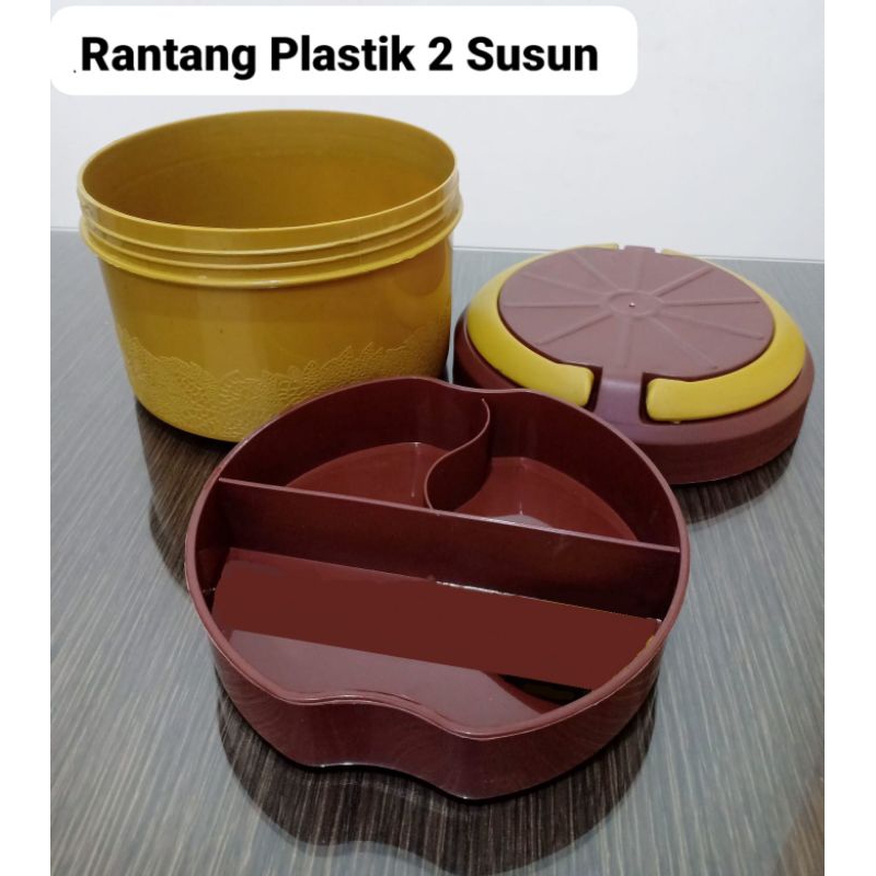 Rantang Bekal Plastik 2 Susun