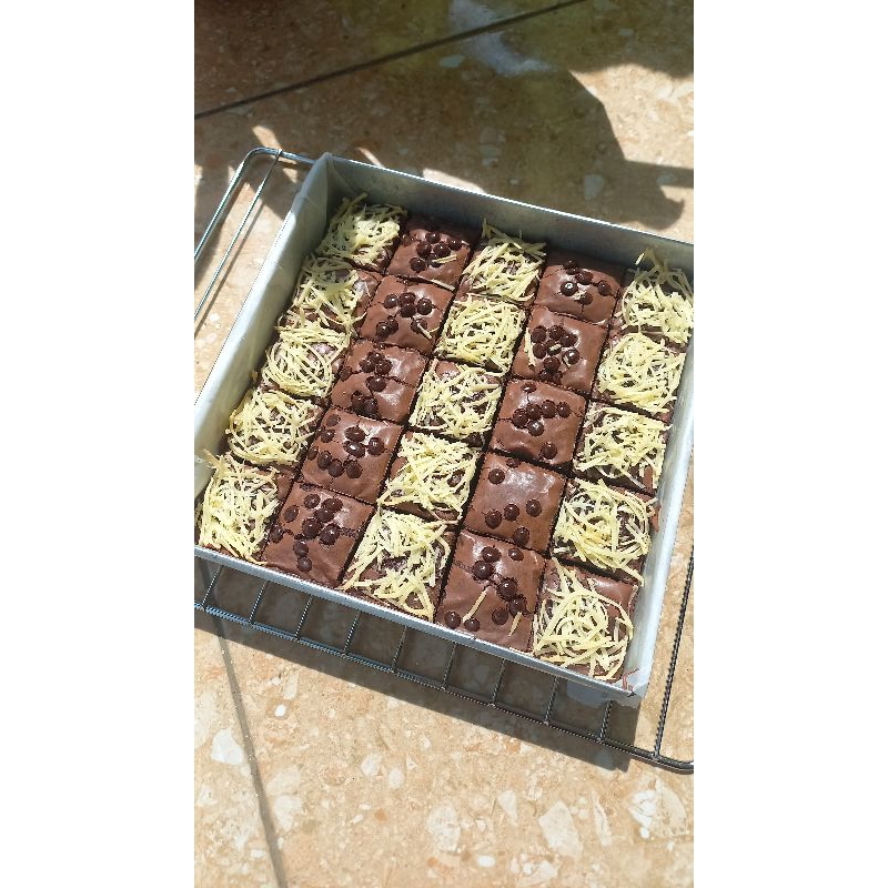 

Fudgy Brownies mix 5 topping large