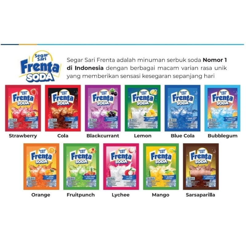 

FRENTA SODA ISI 10 [tanya stok dulu sblm Checkout]