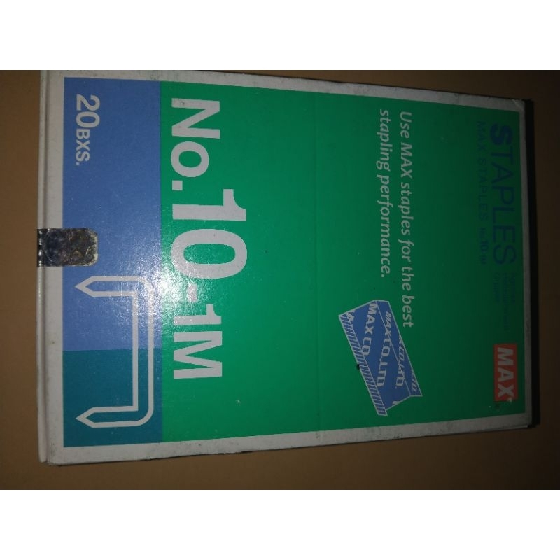 

Isi staples No 10, 1 pack ( isi 10 kotak kecil)