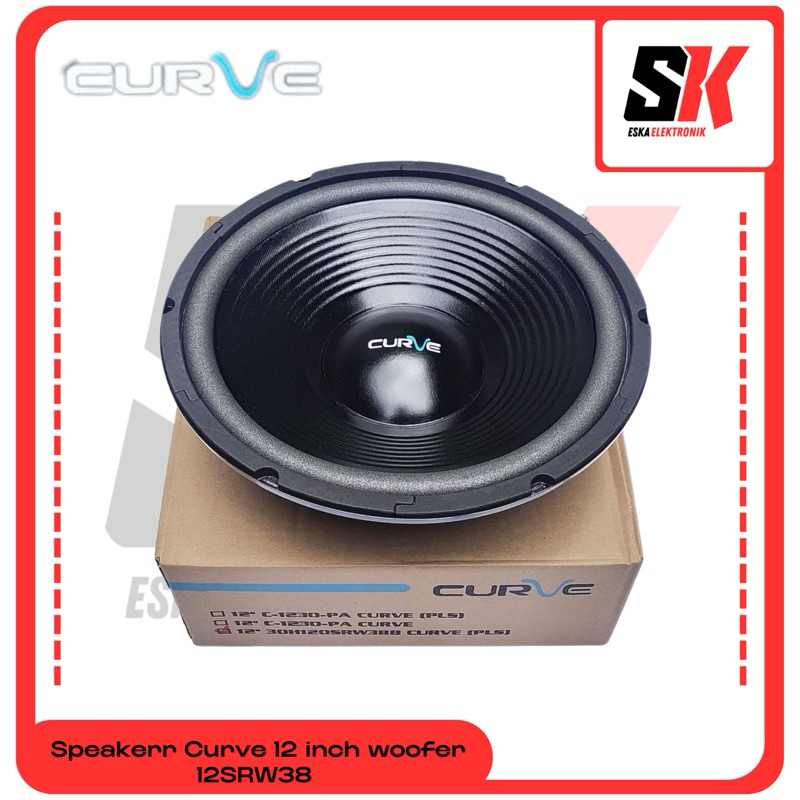 Speaker Curve 12 inch woofer Curve 12SRW38