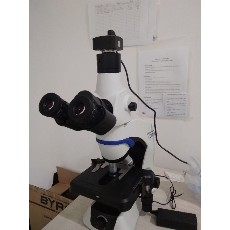 Adapter untuk Kamera Mikroskop Sigma ke Mikroskop Trinokuler Olympus