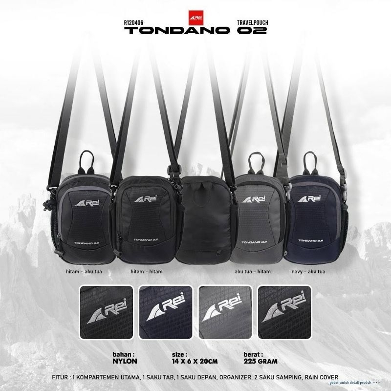 slingbag Arei tondano 02 tas slempang rei original