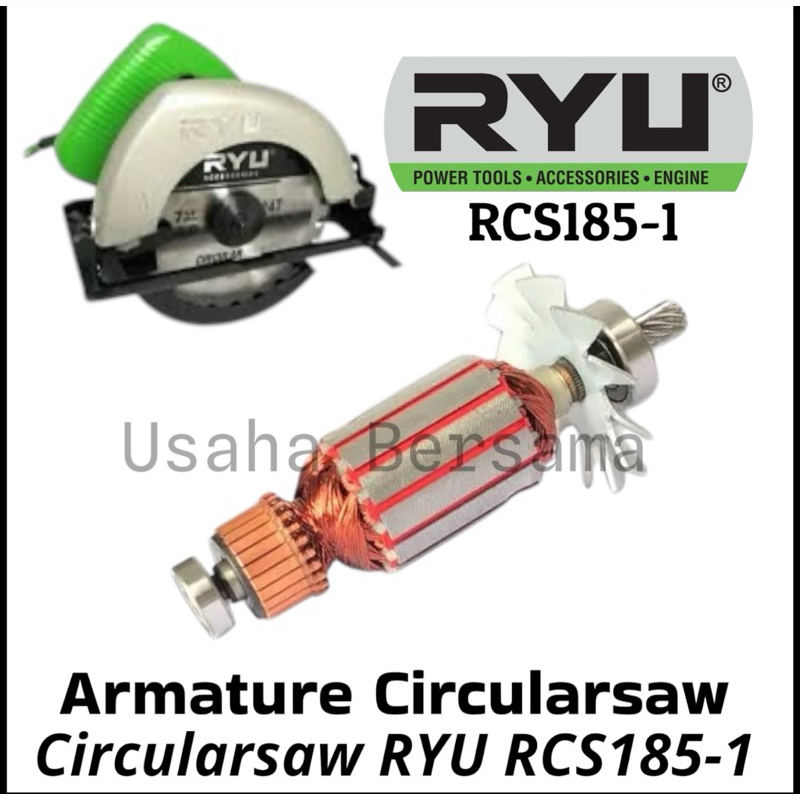 Armature For CIRCULARSAW RYU RCS185-1 / Angker Dinamo CIRCULARSAW RYU RCS185-1/ Rotor Gulungan CIRCU