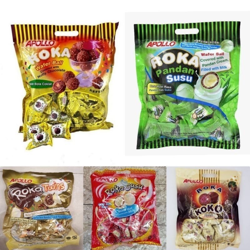 

ROKA APOLLO 50BIJI WAFER BALL COKLAT EXP 2026