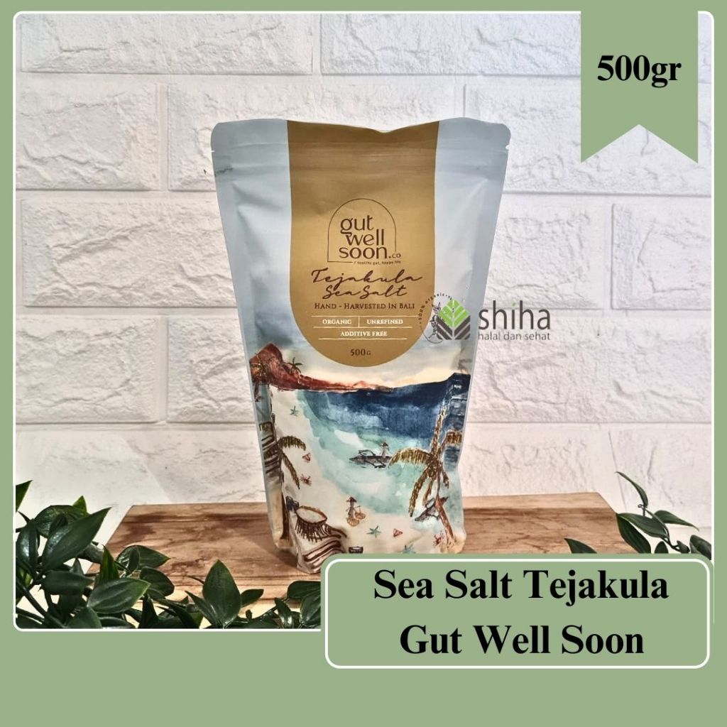 

Organic Pure Sea Salt 500gr - Gut Well Soon | Garam Laut Gutwellsoon l Warung Shiha