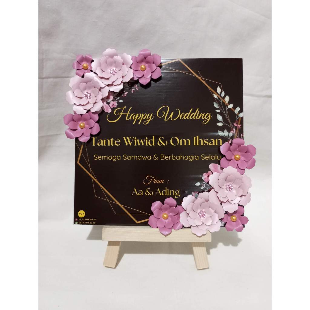 Karangan Bunga Papan Bunga Mini Papan Bunga Ucapan Souvenir Ucapan