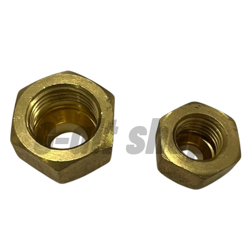 Nut nepel pipa ac 1/4 inch dan 3/8 inch